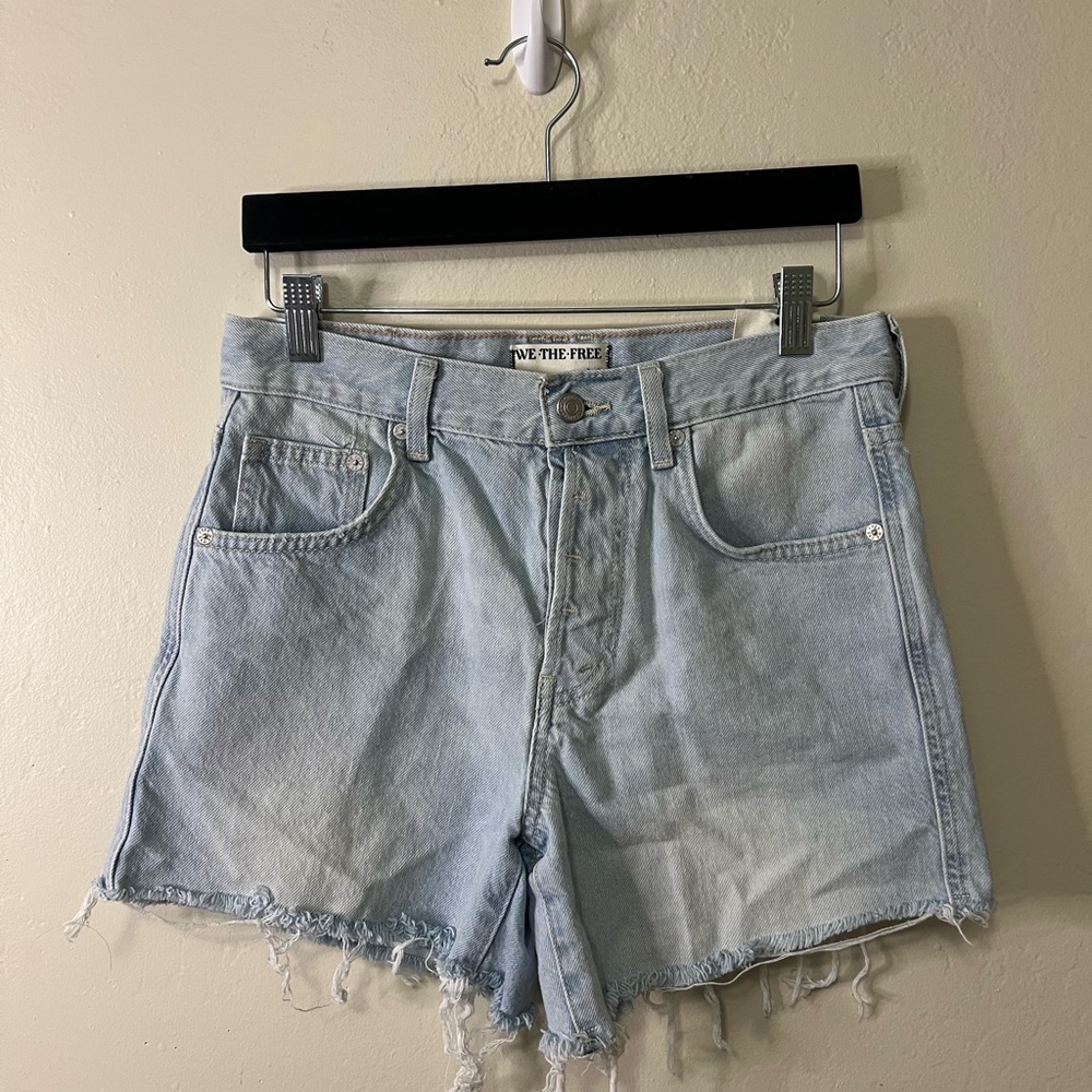 We The Free Faded‎ Blue Jean Shorts